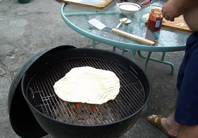 Pizza On The Grill